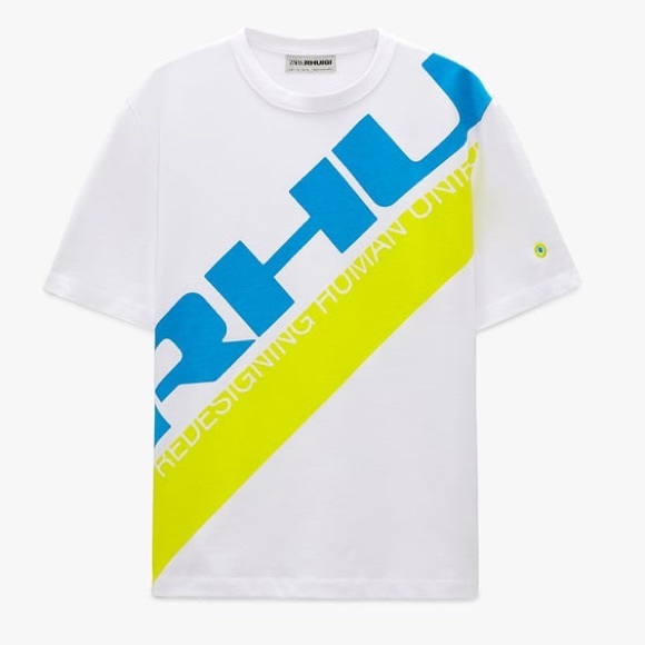 NWT. Zara Man T-SHIRT MET LOGO X RHUIGI. Size S. - Picture 6 of 11
